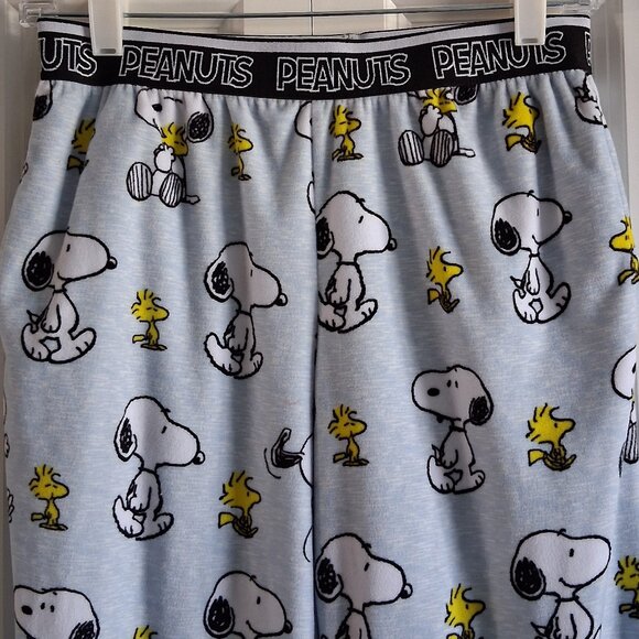PEANUTS Snoopy & Woodstock Long Pant Pajama Bottoms Women's Size S (4-6) - Picture 3 of 16
